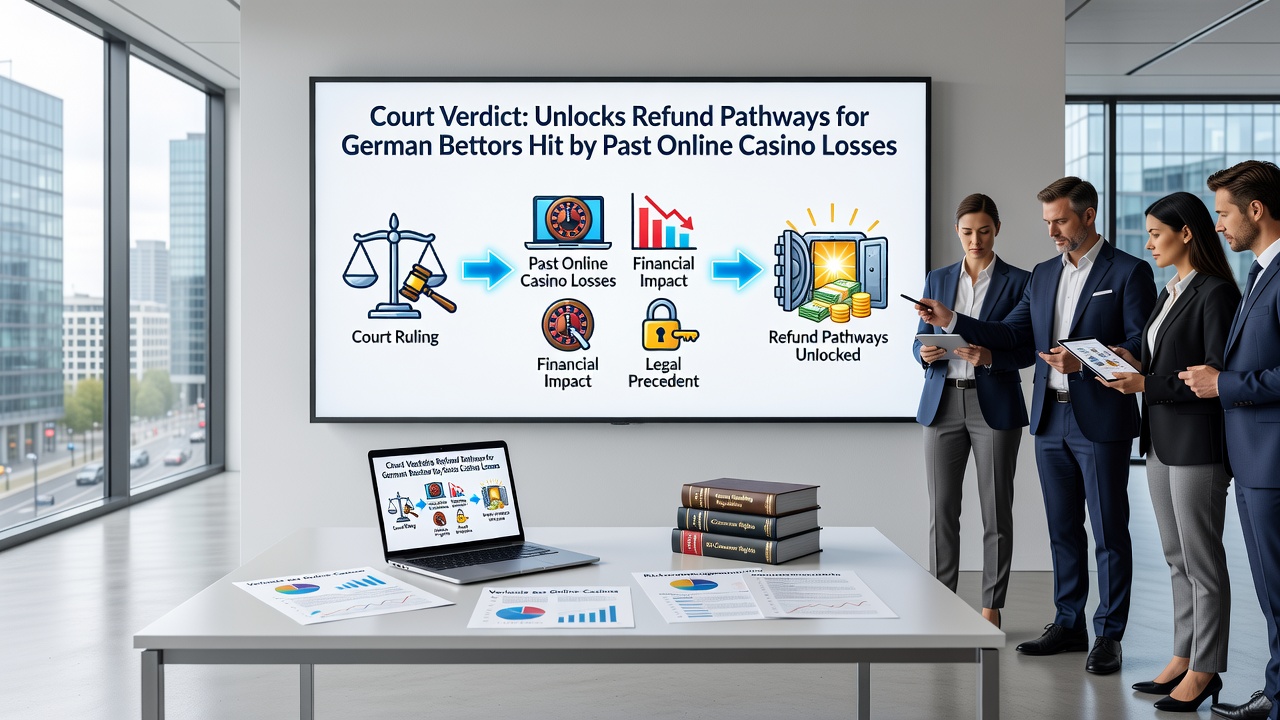 Dokumente und Akten zu Online-Casino-Rückforderungen auf einem Schreibtisch